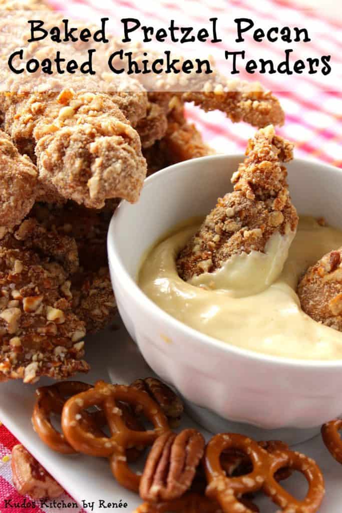 Chicken Tenders with Pretzel Pecan Coating