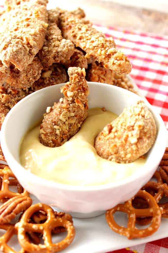 Baked Pretzel Pecan Chicken Tenders