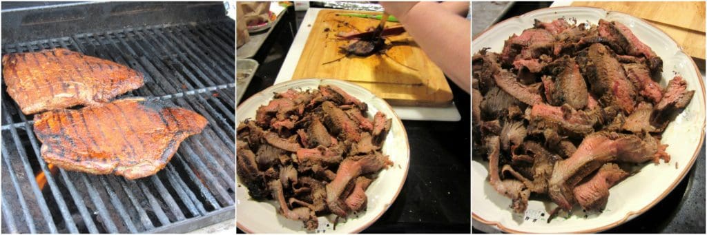 How to make a dry rub skirt steak sandwich