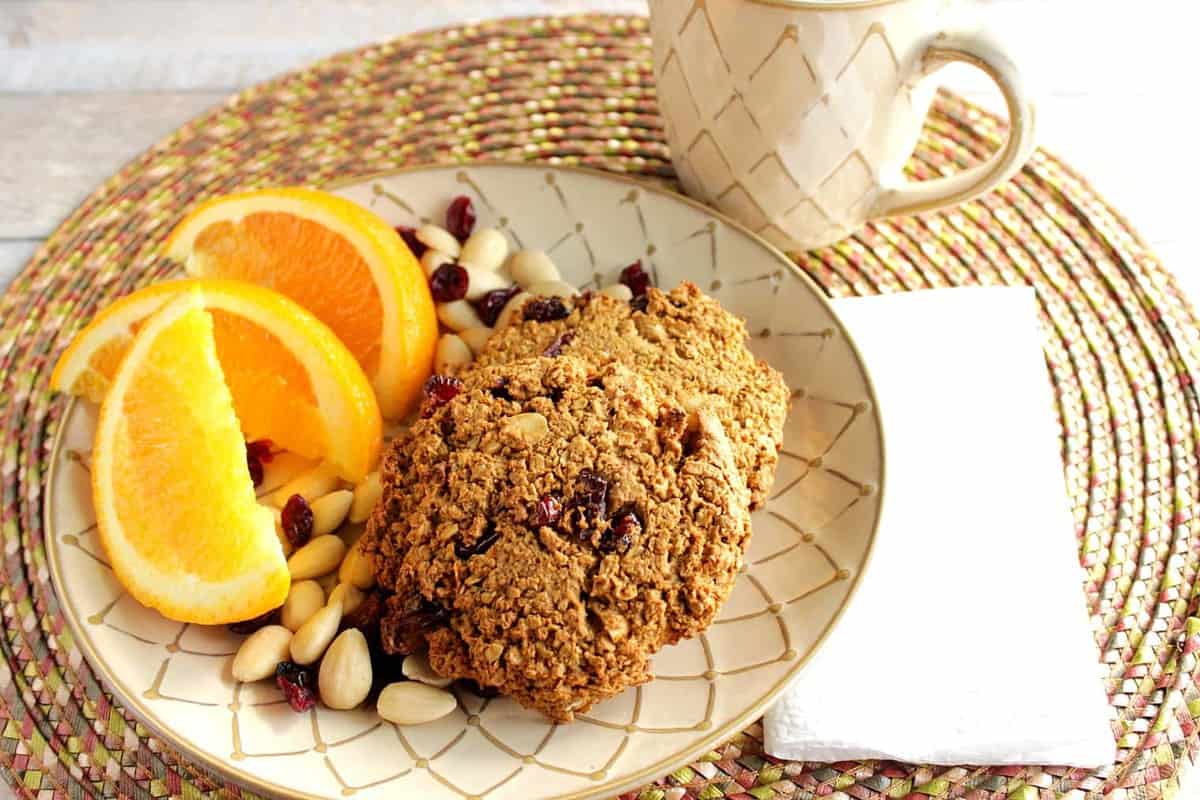 ultimate soft and chewy gluten free orange cranberry cookies