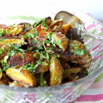 Easy Roasted Potato Salad with Mustard Dressing
