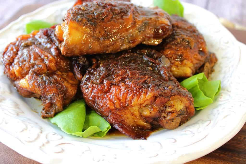 Glazed Gingerbread Chicken