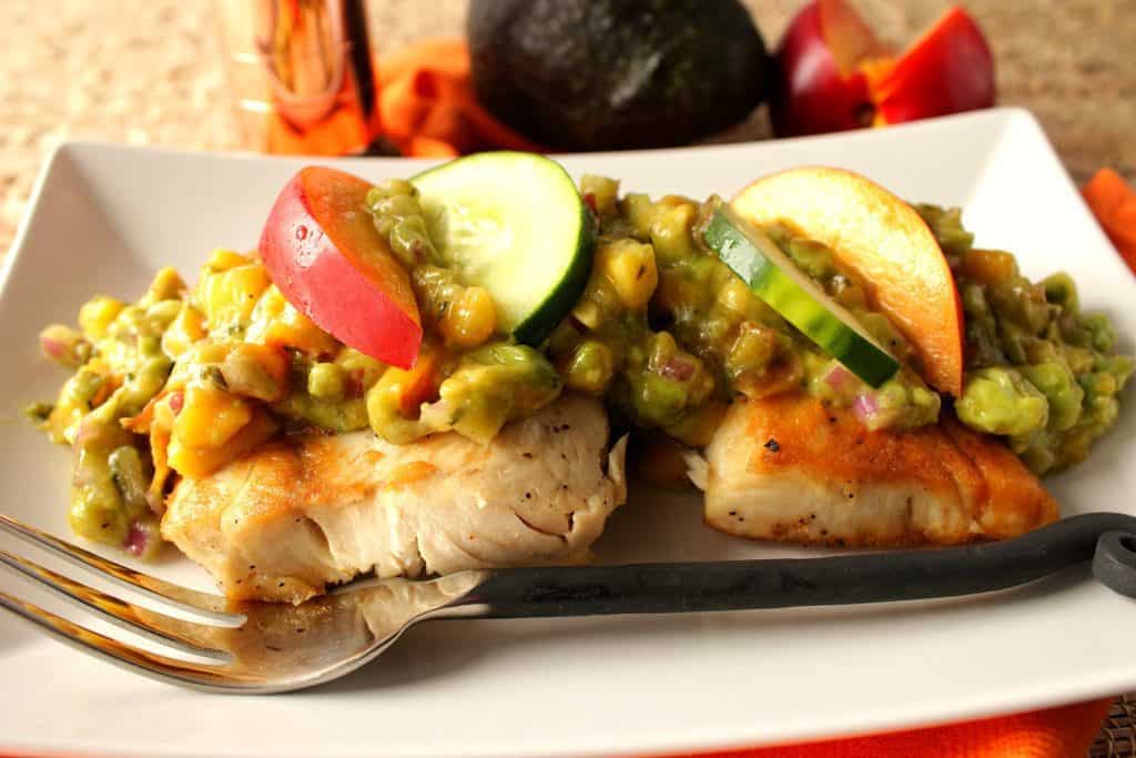 Seared Mahi Mahi Recipe with Avocado Salsa