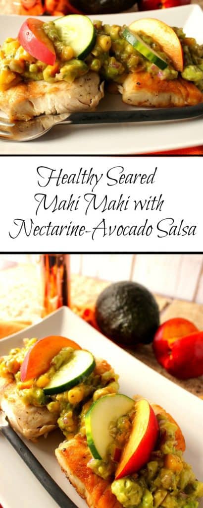 Mahi Mahi recipe with nectarine avocado salsa