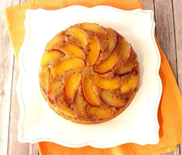 Nectarine Upside Down Cake