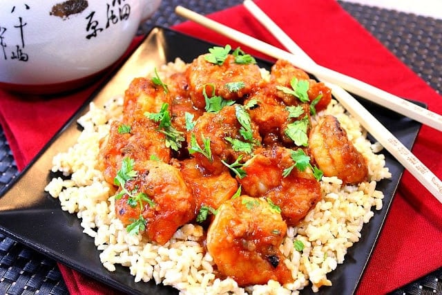 Ginger and Cilantro Chili Shrimp