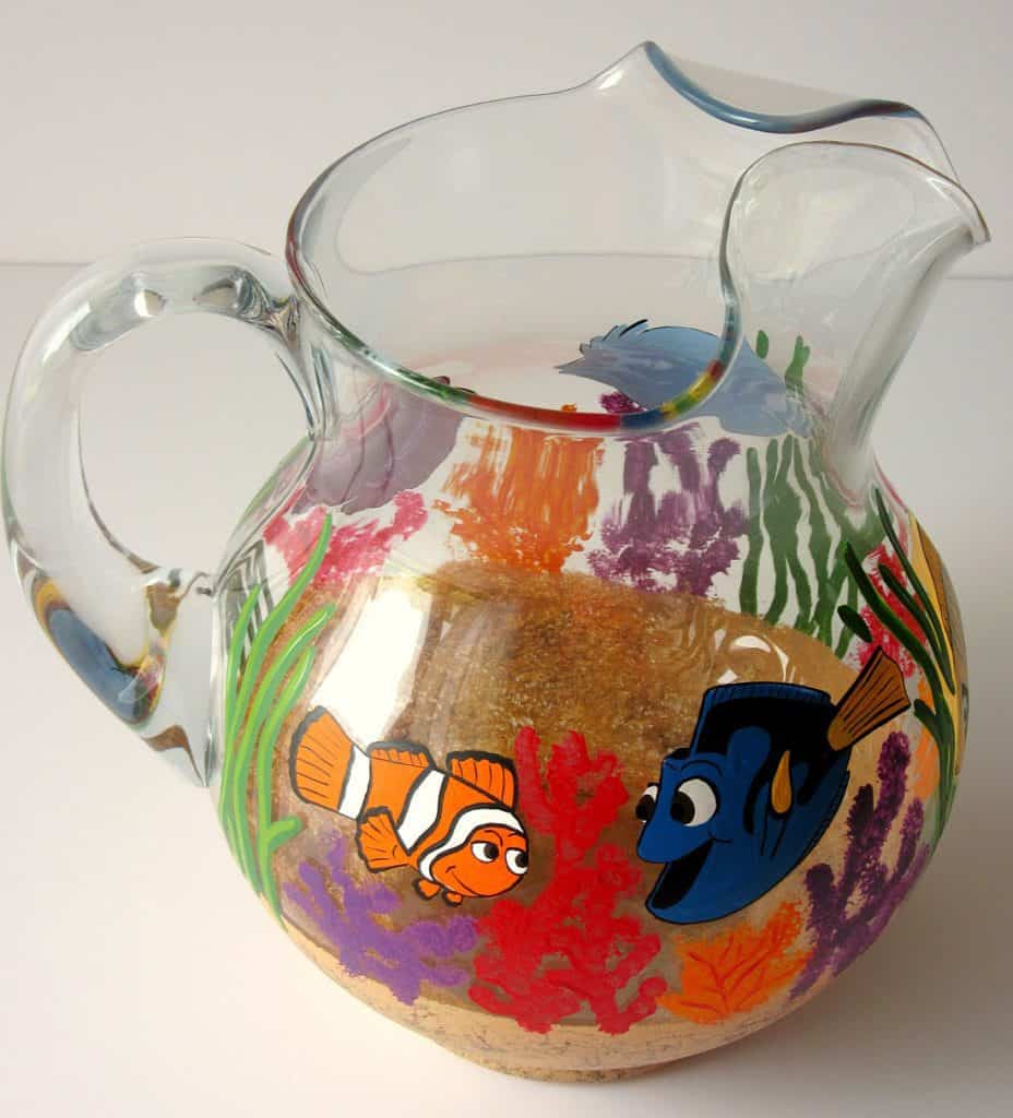 Hand Painted Finding Dory Pitcher