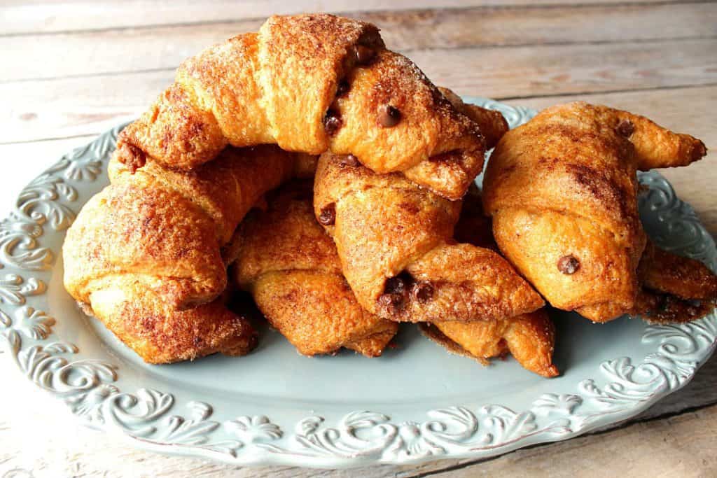 Easy Breakfast Croissants with Cinnamon