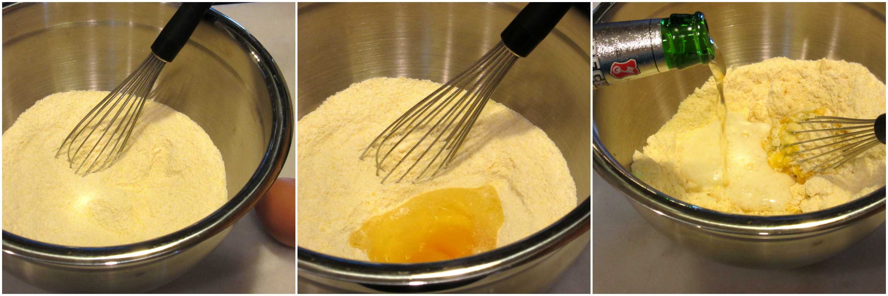 Bratwurst on a Stick with Fried Cornmeal Beer Batter Recipe