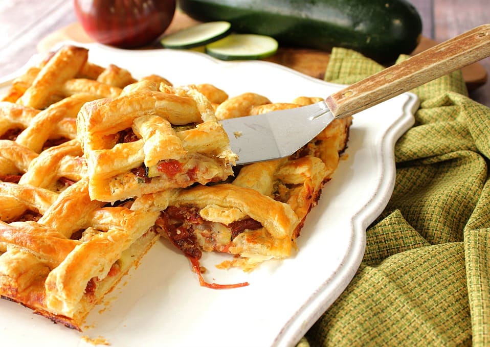 Tomato Zucchini Tart