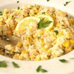 Sweet Corn Risotto with Shrimp