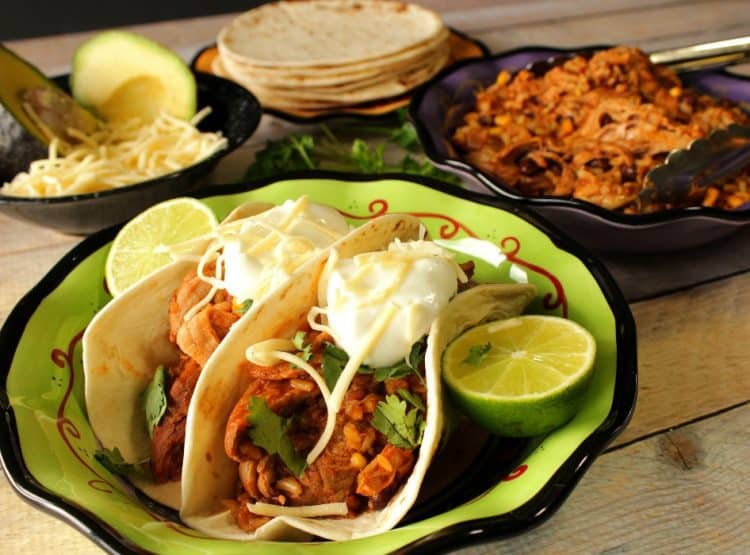 best mexican slow cooker pork tacos with rice