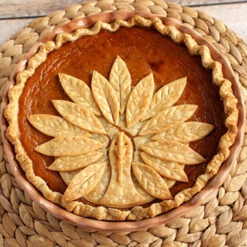 Turkey Crust Pumpkin Pie