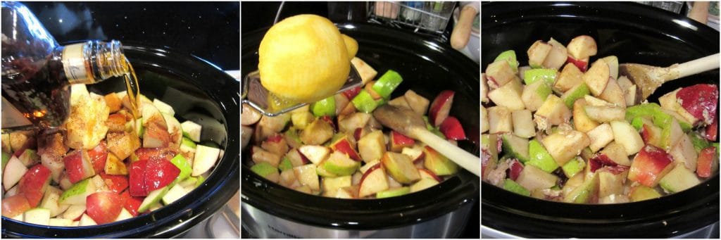 Slow Cooker Apple Pear Sauce Recipe