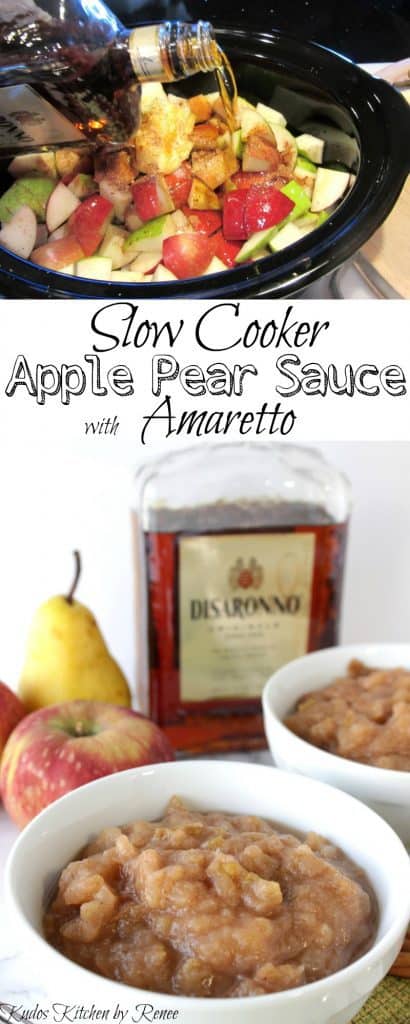 Boozy Apple Pear Sauce