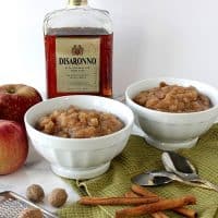 Slow Cooker Apple Pear Sauce with Amaretto