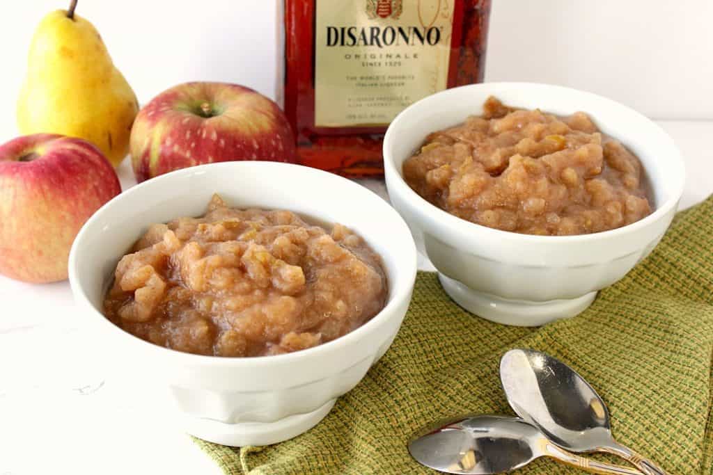 Apple Pear Sauce with Amaretto