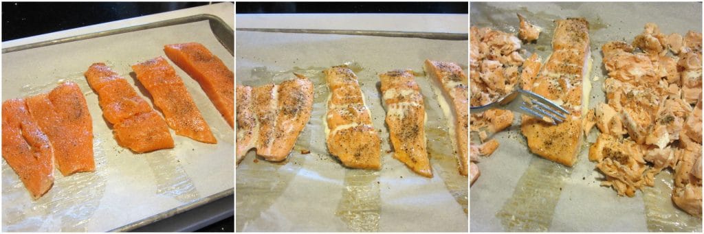How to make Baked Salmon Salad Spread photo tutorial. 