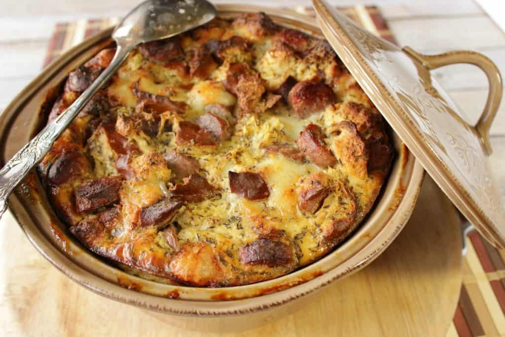 Savory Bratwurst Casserole