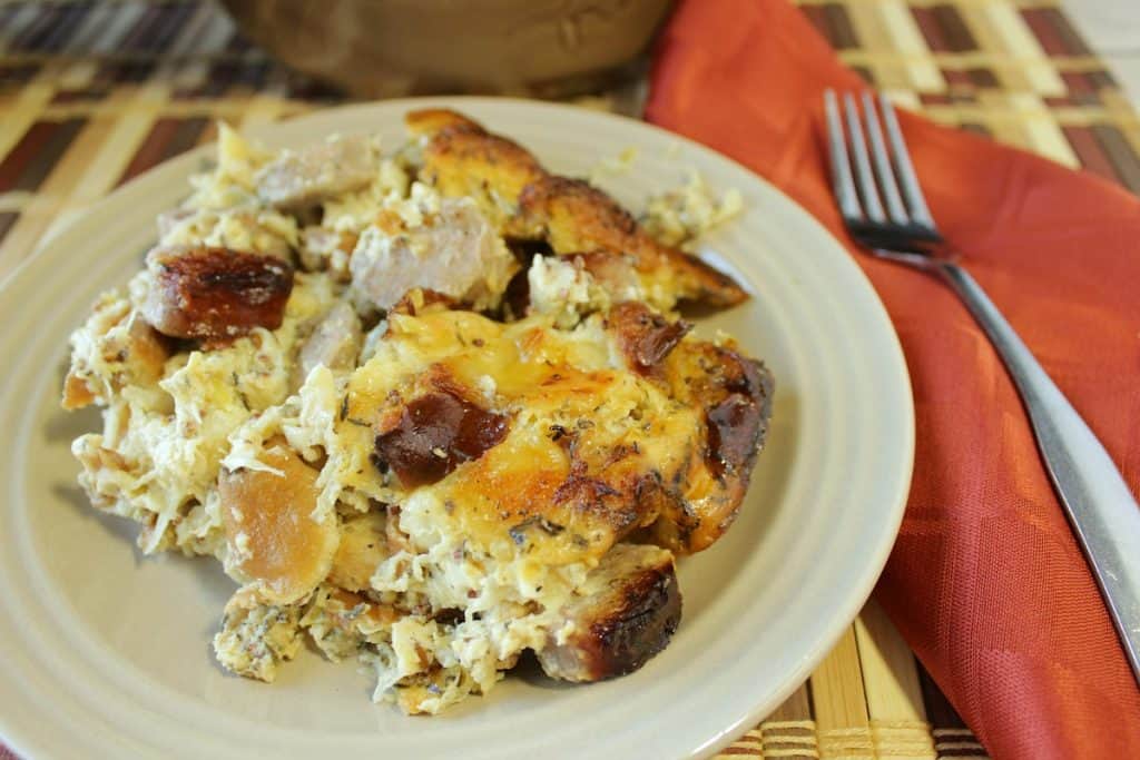 Oktoberfest Savory German Bratwurst Sauerkraut Strata 