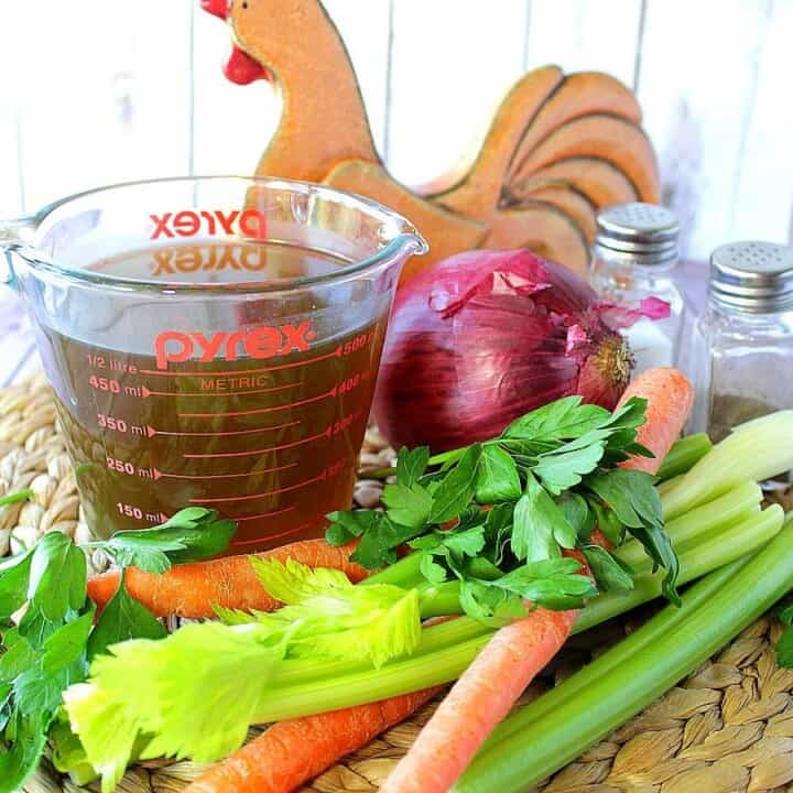 Organic Homemade Chicken Stock Recipe Kudos Kitchen by Renee