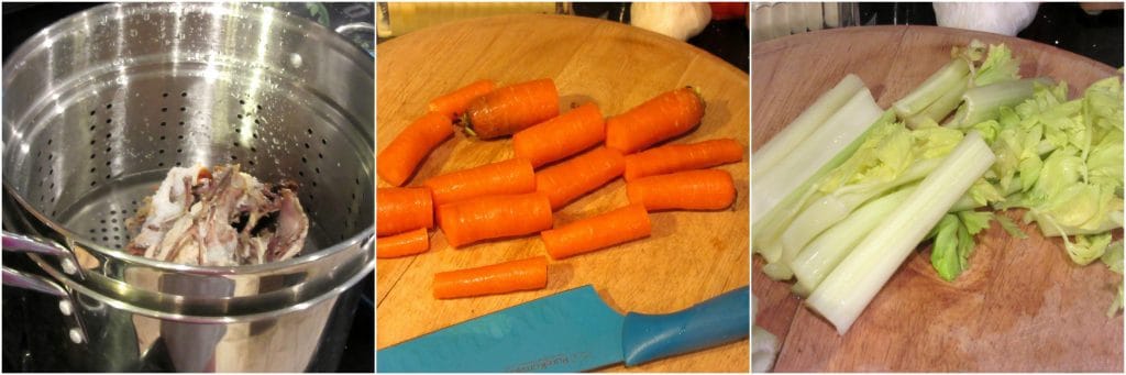 Making Homemade Chicken Stock