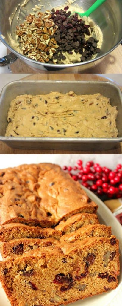 Cranberry Chocolate Quick Bread