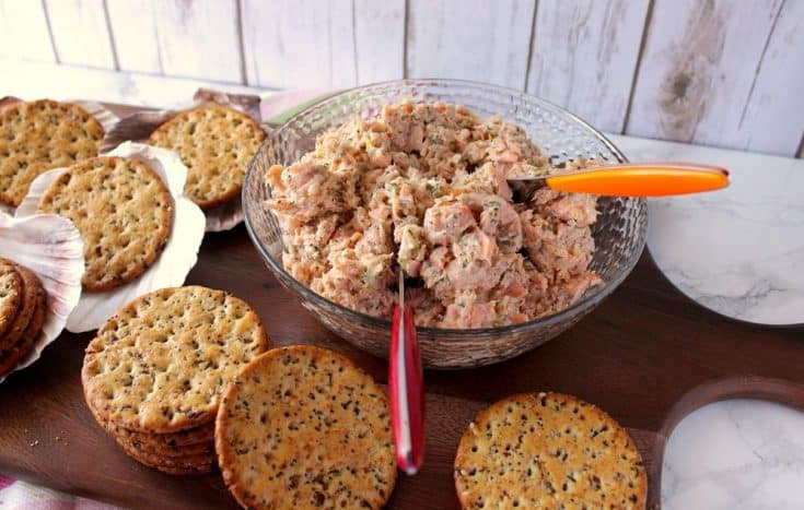 Baked Salmon Salad Spread