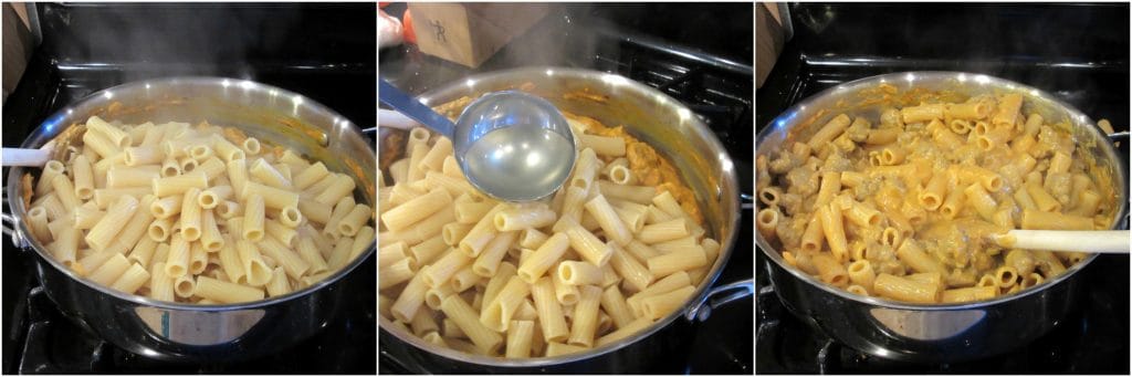 Bratwurst Pumpkin Cream Pasta