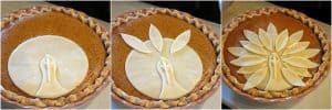 Turkey Crust Pumpkin Pie for Thanksgiving.