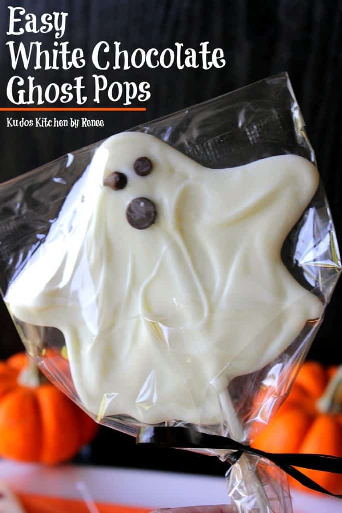 Delicious White Chocolate Ghost Pops