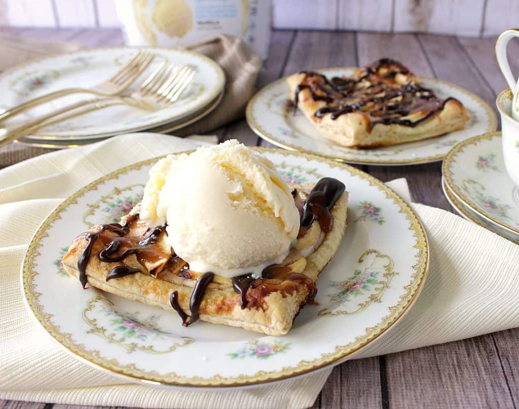 Rustic Apple Puff Pastry Squares