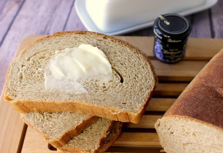 easy to make homemade whole wheat honey ricotta yeast bread
