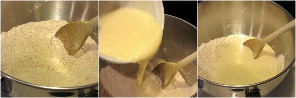 How to make whole wheat honey ricotta bread photo tutorial.