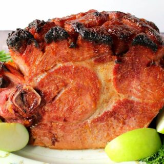 Glazed Ham with Apricot Mustard