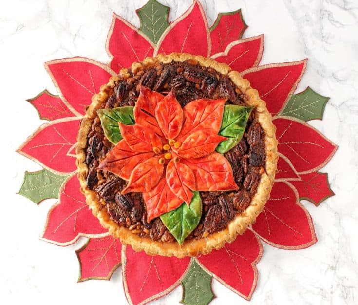 Christmas Bourbon Pecan Pie