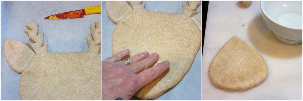 Whole Wheat Rudolph Bread Nosed Reindeer Tutorial