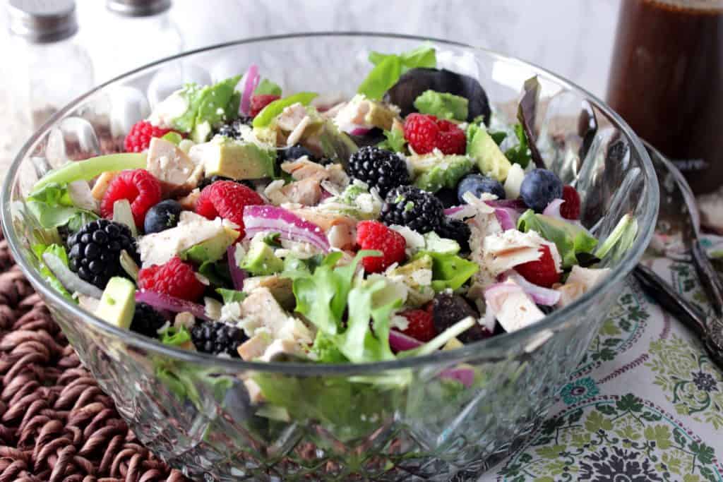 Berry Chicken Avocado Salad - kudoskitchenbyrenee.com