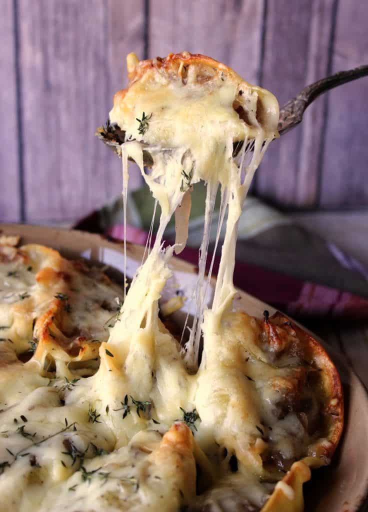 Crave-Worthy French Onion Stuffed Shells - www.kudoskitchenbyrenee.com