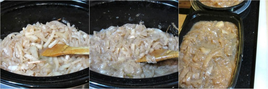 Making Caramelized onions in the slow cooker