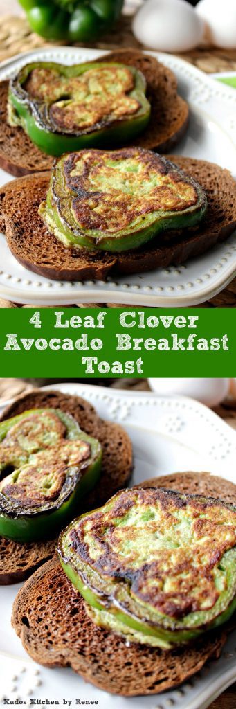 Avocado Breakfast Toast with Green Pepper