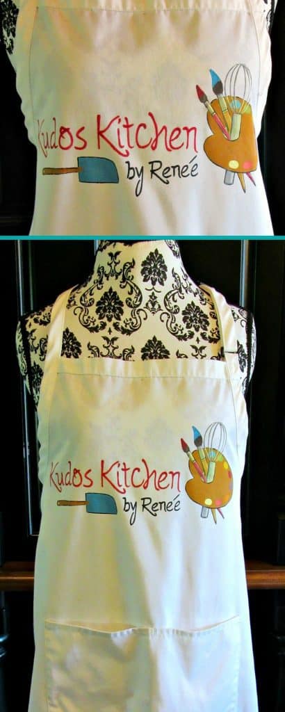 Kudos Kitchen by Renee hand painted apron