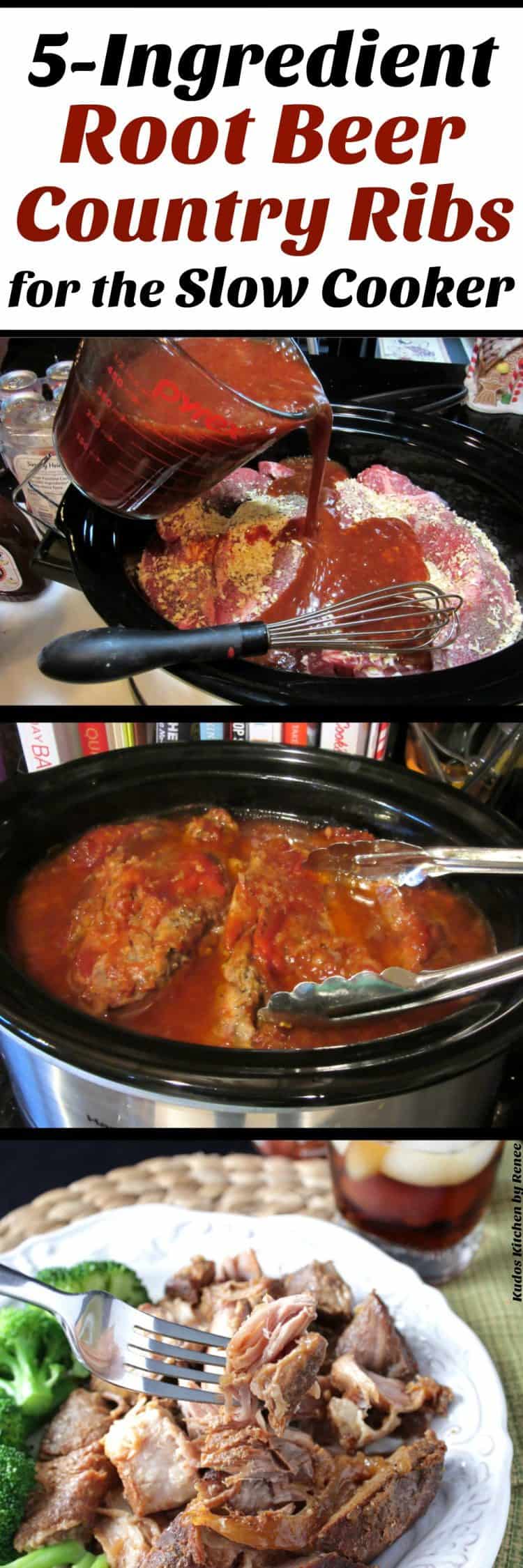 Slow Cooker Root Beer Ribs Kudos Kitchen by Renee