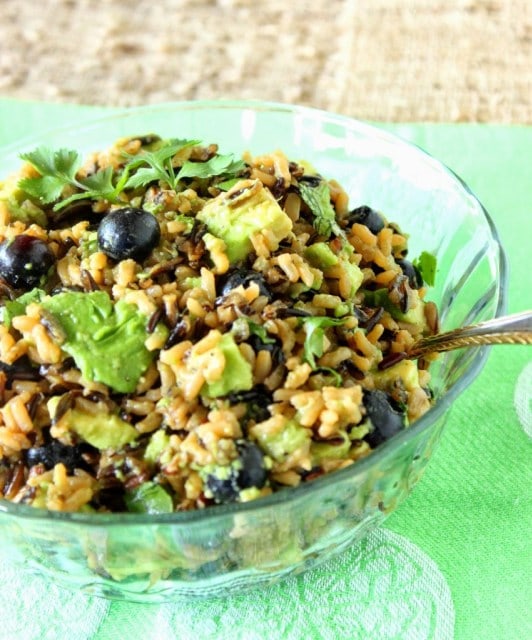 Avocado, Blueberry & Wild Rice Side Dish