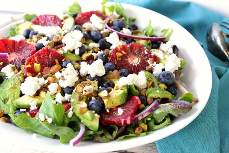 Blood Orange and Blueberry Salad