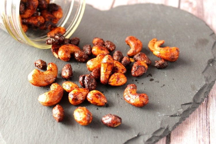Sweet and Smoky Roasted Nuts