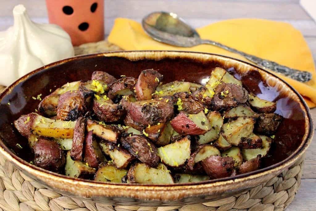 Roasted Red Potatoes with Lemongrass and Cilantro
