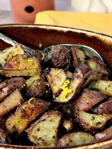 Roasted Red Potatoes with Lemongrass, Garlic & Cilantro