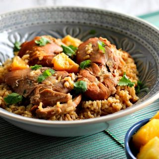 slow cooker Hawaiian Pineapple Chicken Thighs