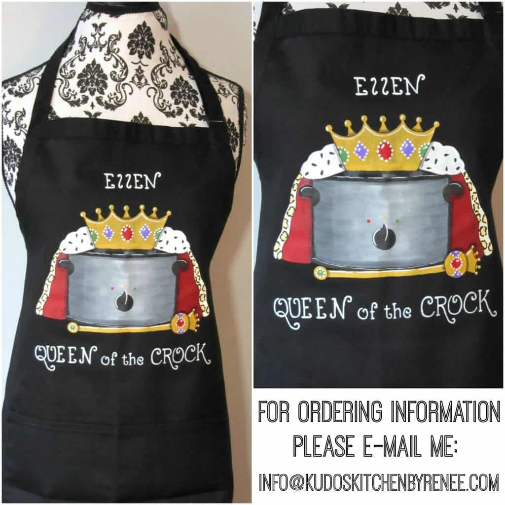 Hand Painted Custom Slow Cooker Apron